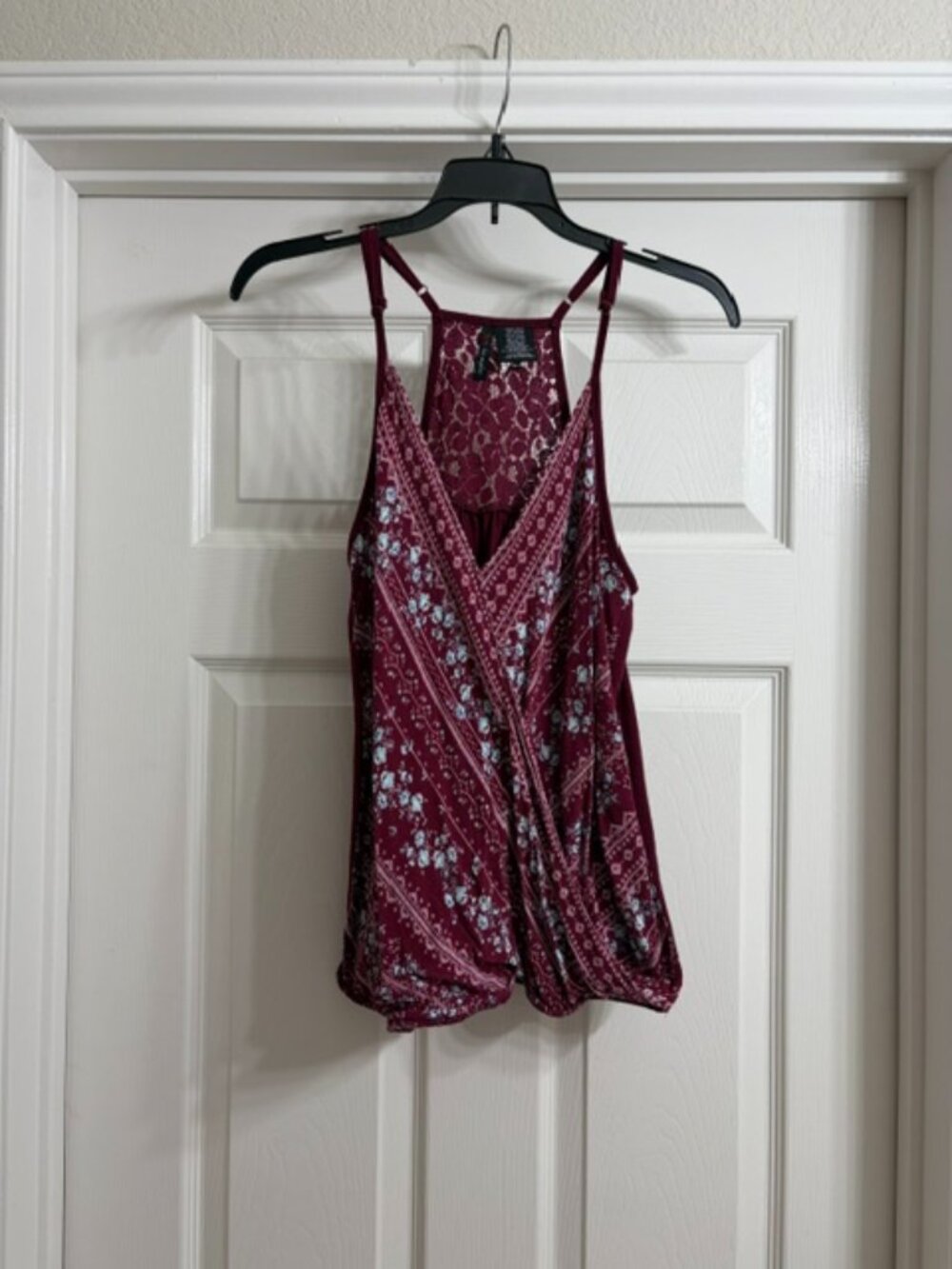 Fire Los Angeles Brand Women's Berry Color Tank Top, Size XL